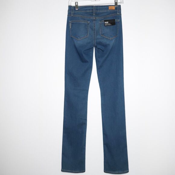 Paige Jeans Size 25 Womens Blue Wash Skyline Straight Mid Rise Straight Leg - Picture 6 of 7